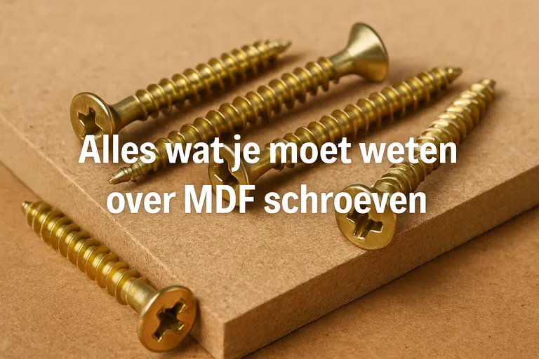 Alles wat je moet weten over MDF schroeven